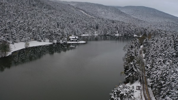 Foto - Masalsı kış manzarası hayran bıraktı