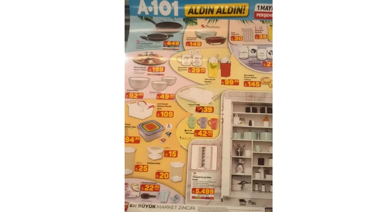 Foto - Mayıs ayı indirim takvimi açıklandı! İşte A101'de 1 Mayıs 2025 fırsatlar rüzgarı