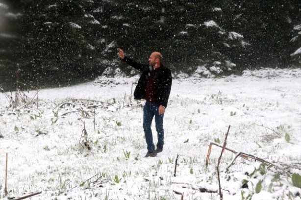 Foto - Mayıs ayında İstanbul'un yanındaki illere kar sürprizi
