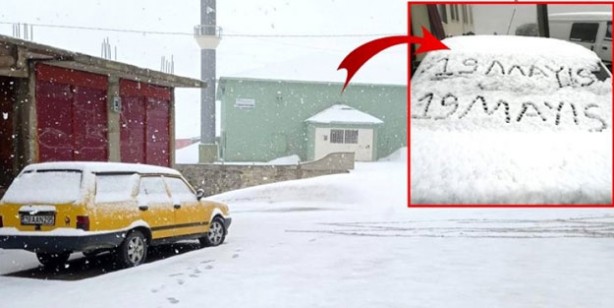 Mayıs ayında kar sürprizi! 12 il beyaza büründü