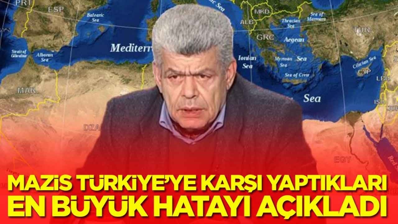 Mazis Türkiye'ye karşı yaptıkları en büyük hatayı açıkladı: Orayı denklemden çıkardık hiçbir şey değişmedi