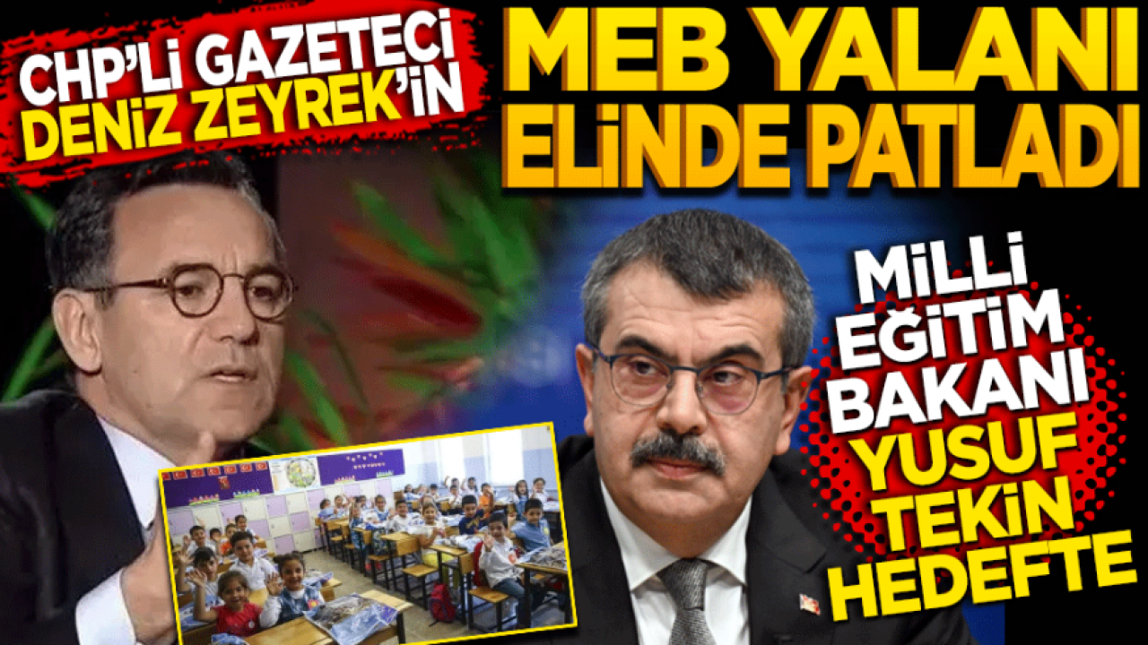 Foto - MEB ve Bakan Yusuf Tekin neden hedefte? CHP neyi örtmeye çalışıyor?