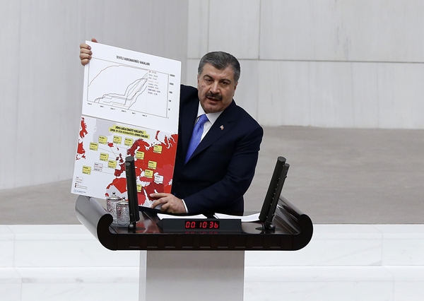 Foto - Mecliste koronavirüs önlemi: Her masaya bırakıldı
