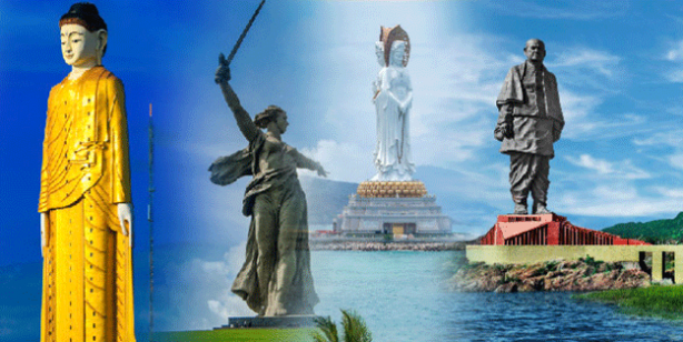 Foto - Meğer düşündüğümüz gibi değilmiş. İşte dünyanın en büyük heykelleri… CHP bu utançla yaşayamaz