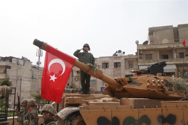 Foto - Mehmetçik Afrin'de hilal oluşturdu