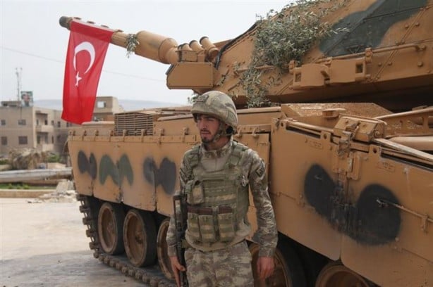 Foto - Mehmetçik Afrin'de hilal oluşturdu