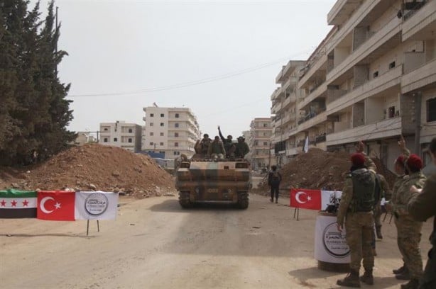 Foto - Mehmetçik Afrin'de hilal oluşturdu