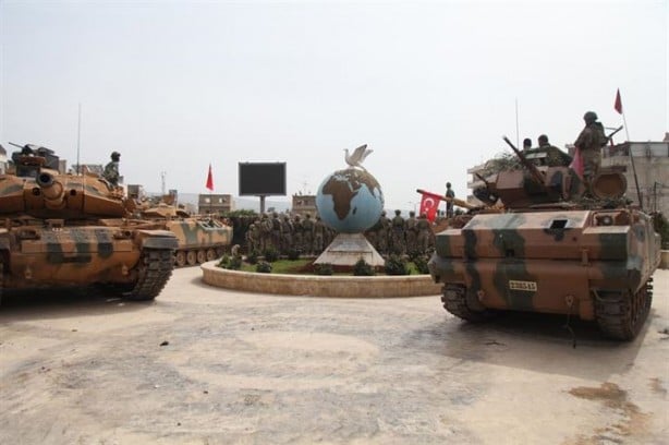 Foto - Mehmetçik Afrin'de hilal oluşturdu