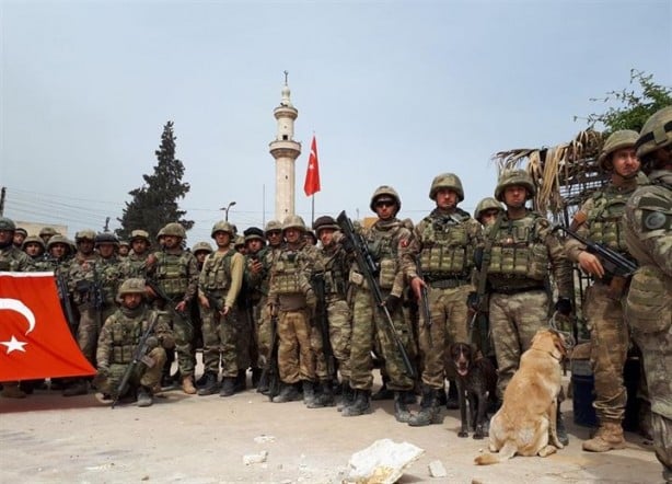 Foto - Mehmetçik Afrin'de hilal oluşturdu
