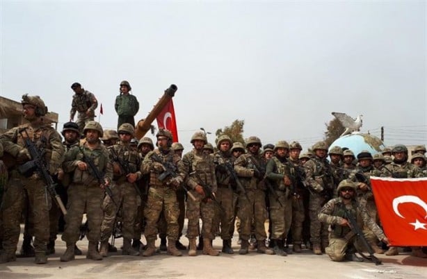 Foto - Mehmetçik Afrin'de hilal oluşturdu