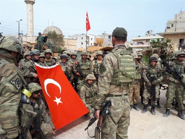 Foto - Mehmetçik Afrin'de hilal oluşturdu