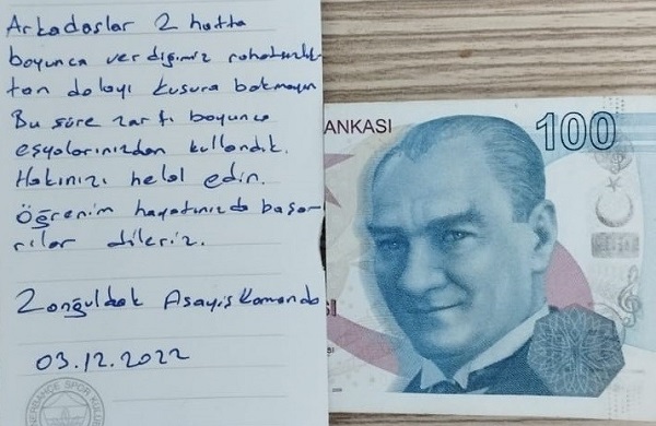 Foto - Mehmetçik öyle bir şey yaptı ki… Yurt odalarına dönen öğrencler şaşkına döndü