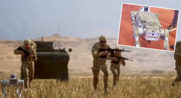 Foto - Mehmetçik'e yeni yol arkadaşı geliyor! Flaş karar damga vuracak: Robot köpek Keçi yapay zeka ile detayı yakaladı!