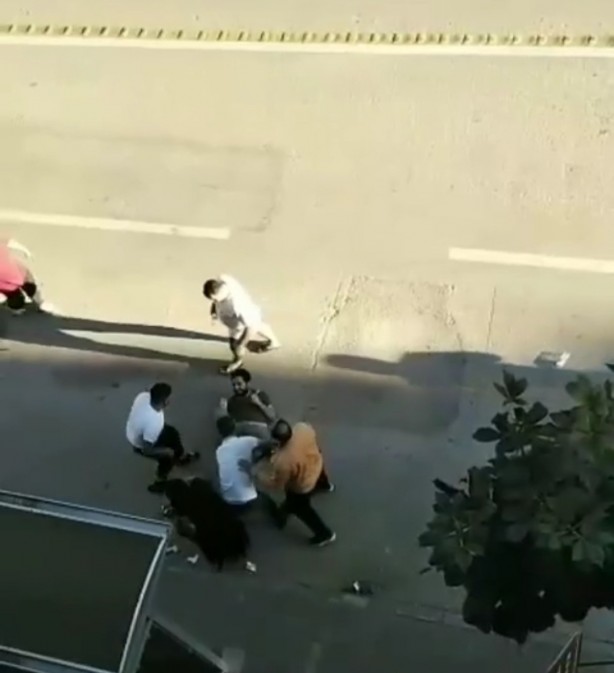 Mehter eşliğinde kavga kameraya yansıdı