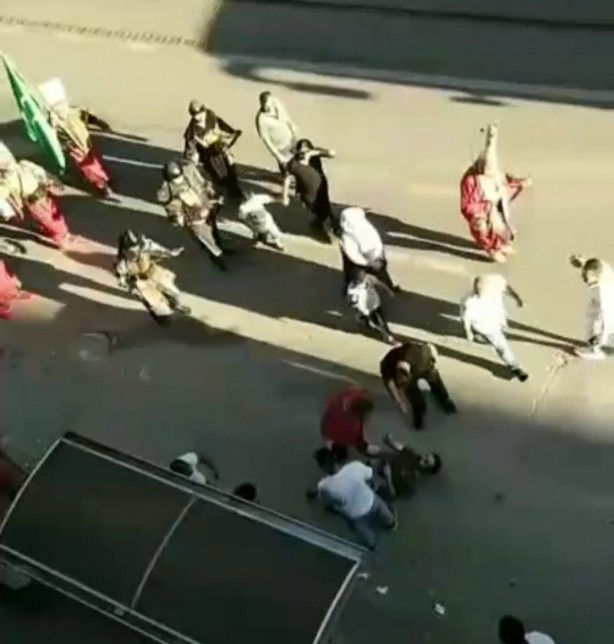 Foto - Mehter eşliğinde kavga kameraya yansıdı