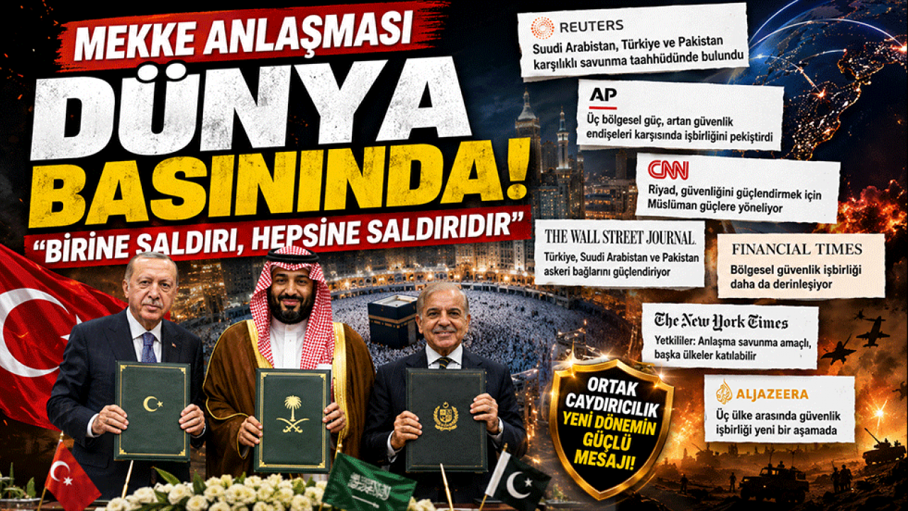 Mekke Anlaşması dünya basınında! ‘Birine saldırı, hepsine saldırıdır’