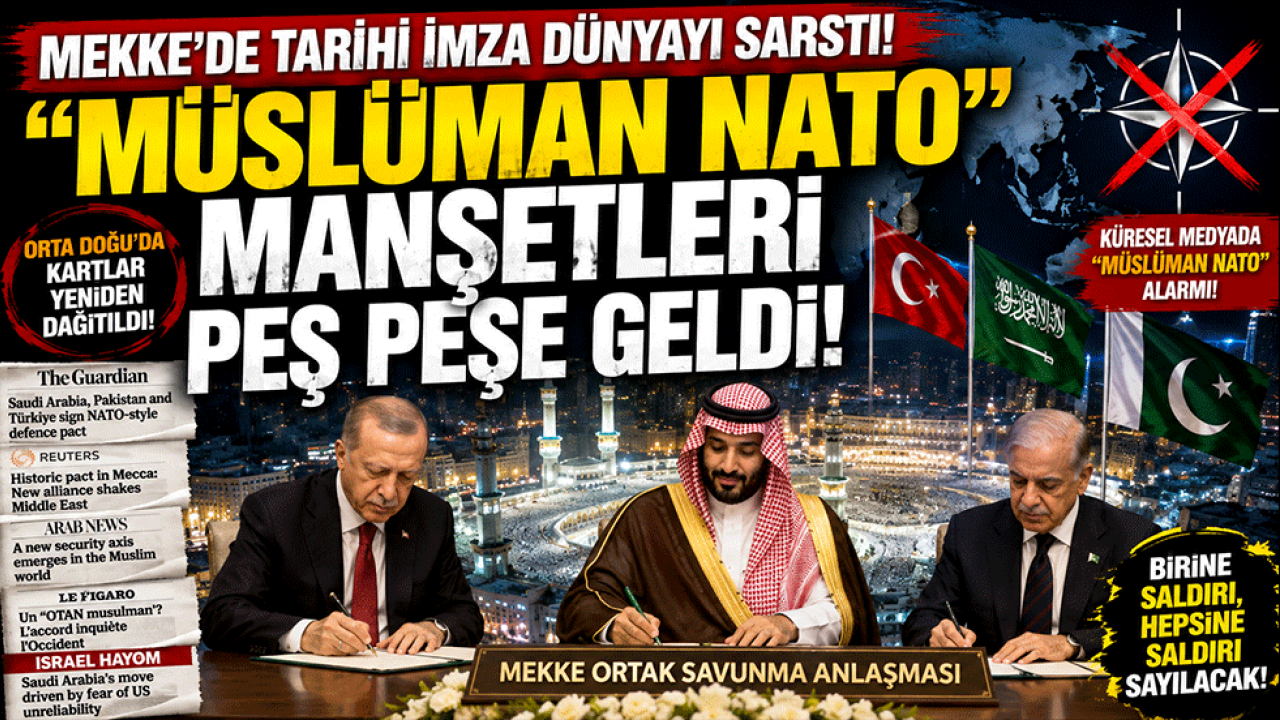 Mekke'deki tarihi imza dünyayı sarstı! “Müslüman NATO” manşetleri peş peşe geldi