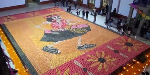 Foto - Meksika’da renkli ekmekten yapılan mozaik resim Guinness Rekorlar Kitabı’na girdi