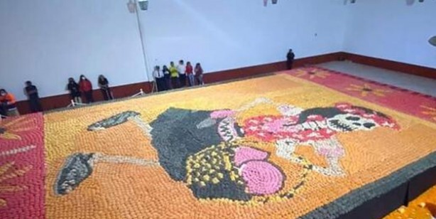 Foto - Meksika’da renkli ekmekten yapılan mozaik resim Guinness Rekorlar Kitabı’na girdi