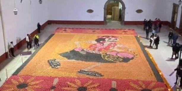 Meksika’da renkli ekmekten yapılan mozaik resim Guinness Rekorlar Kitabı’na girdi