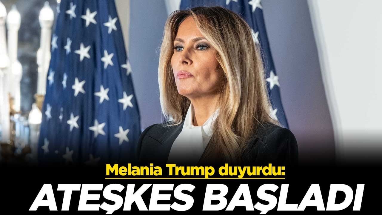 Melania Trump dünyaya duyurdu: Ukrayna ve Rusya arasında ateşkes başladı