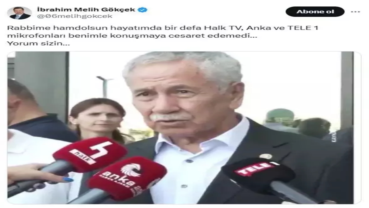 Foto - Melih Gökçek, Bülent Arınç’ı rezil kepaze etti! Birazcık utanması varsa, artık bir daha insan içine çıkamaz