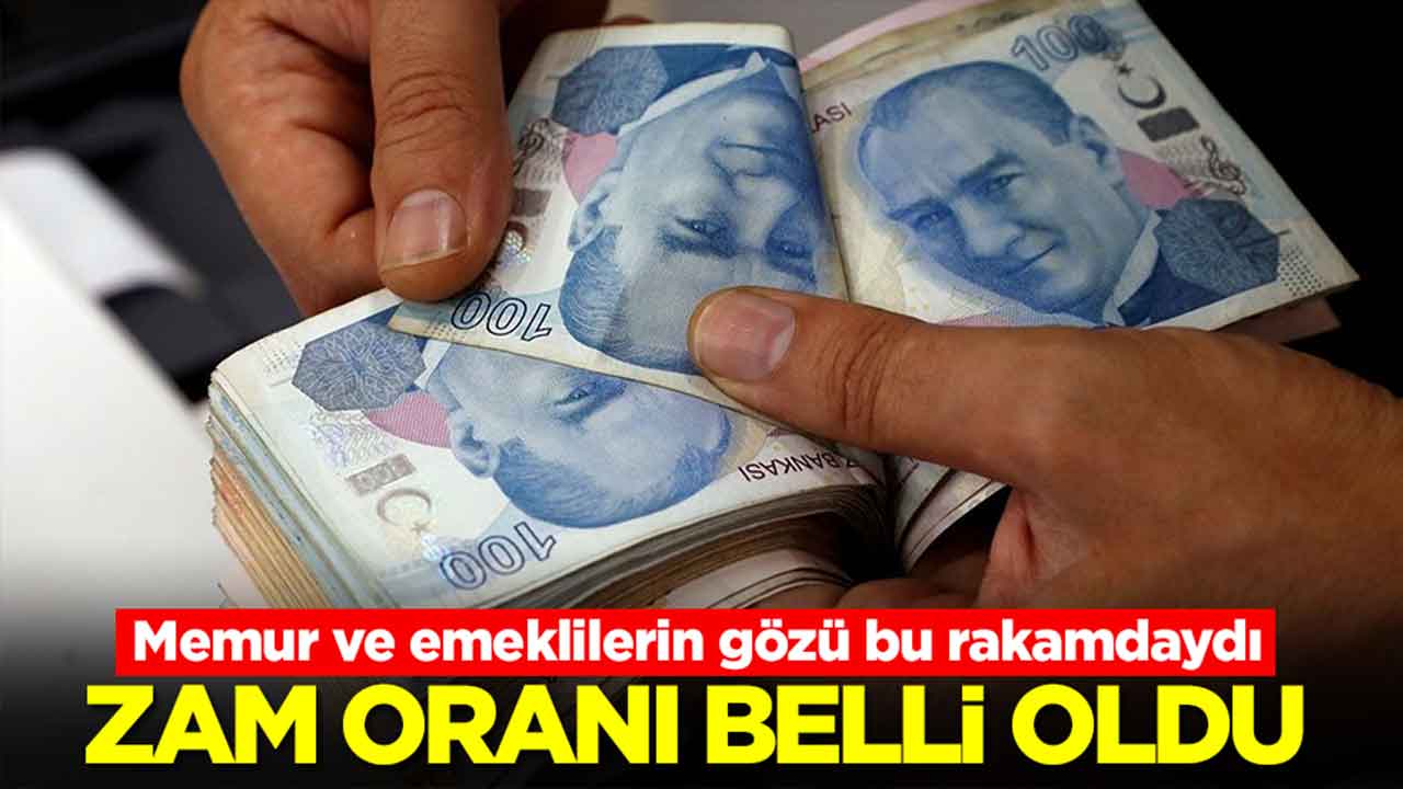 Memur ve emeklilerin gözü bu rakamdaydı: Zam oranı belli oldu