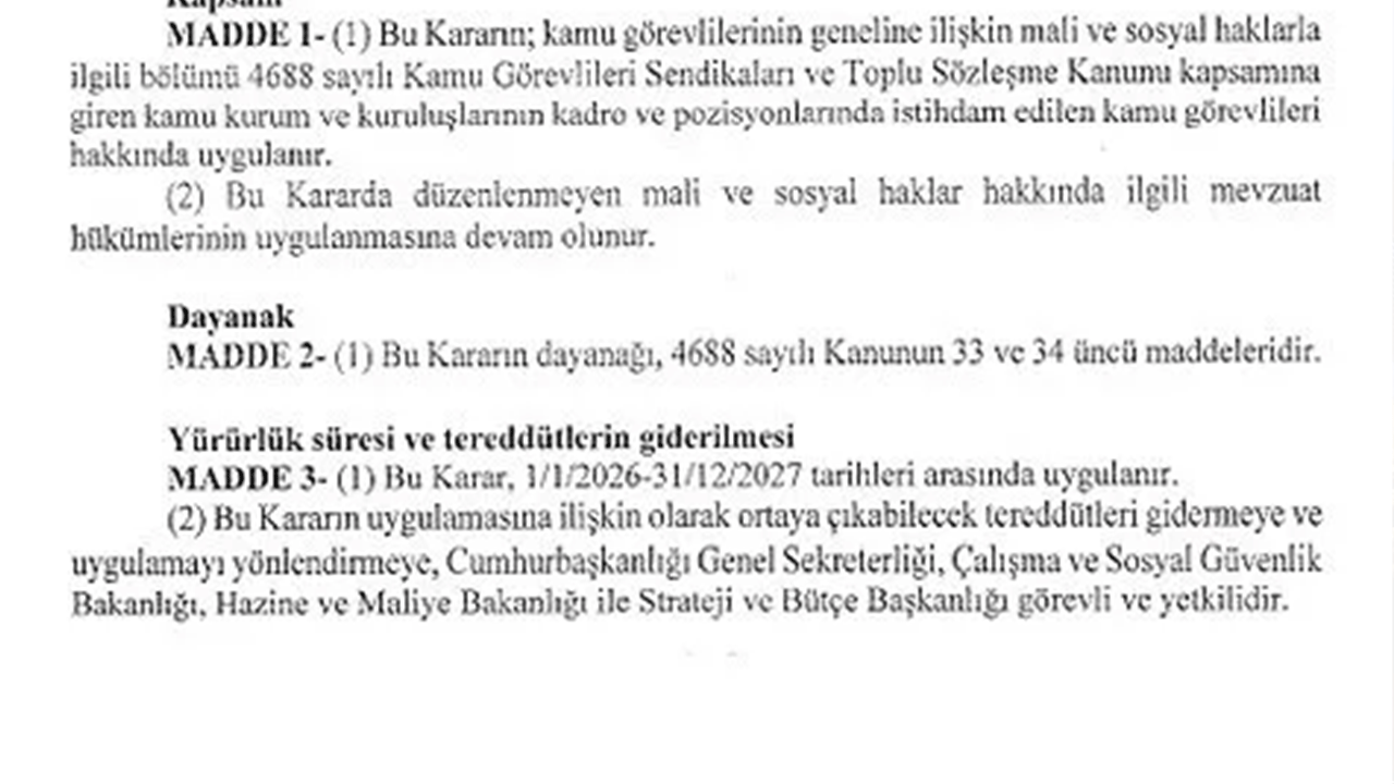 Foto - Memur ve emekliye zam kararı açıklandı! İşte oranlar...