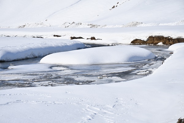 Foto - Menderesler sıcaklıkla çözülmeye başladı