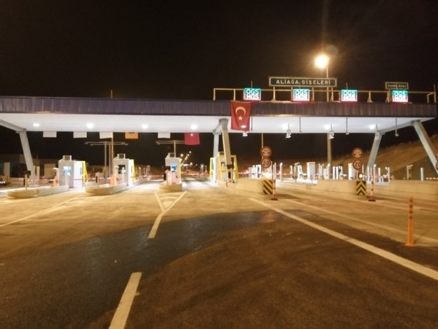 Foto - Menemen-Aliağa-Çandarlı Otoyolunun bazı kısımları gece yarısı trafiğe açıldı