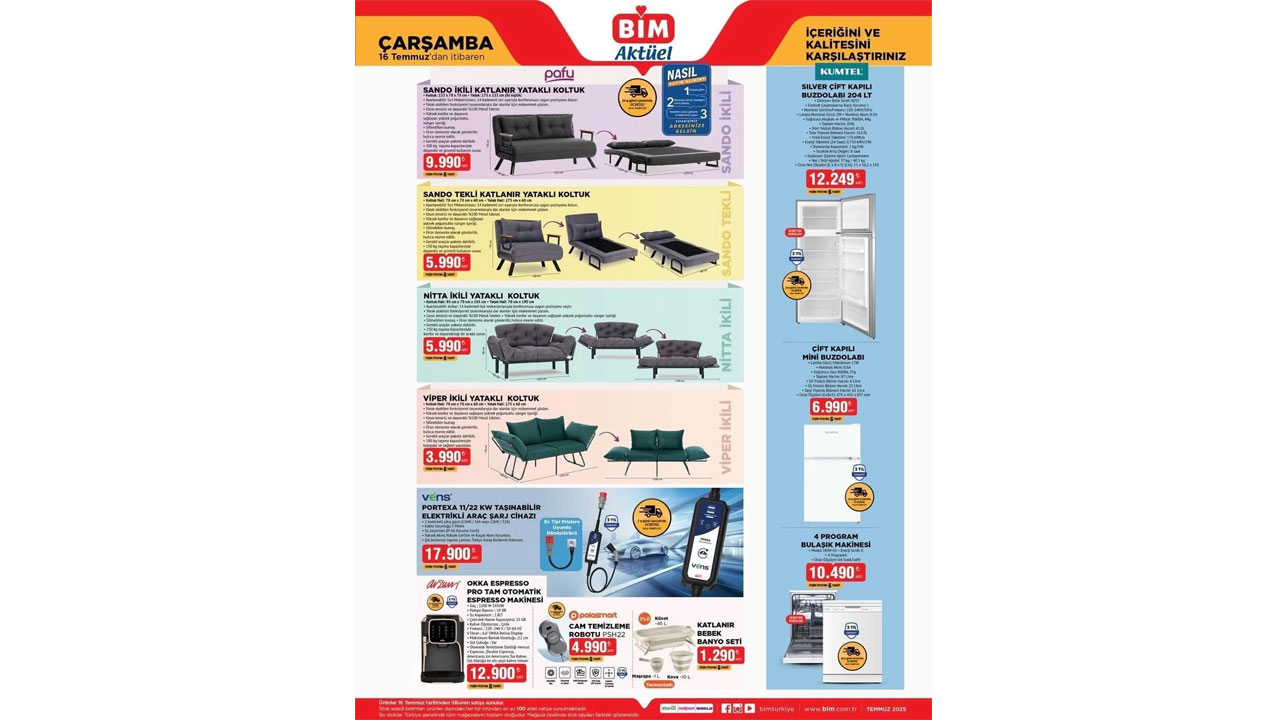 Foto - Merakla beklenen ürünler geldi! BİM 16-22 Temmuz 2025 indirimleri açıklandı