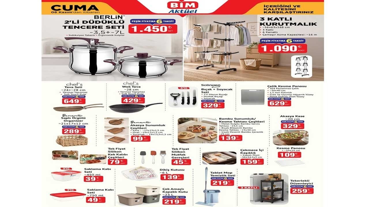 Foto - Merakla bekleniyordu! BİM'de satışa çıktı hem de 6 taksitle