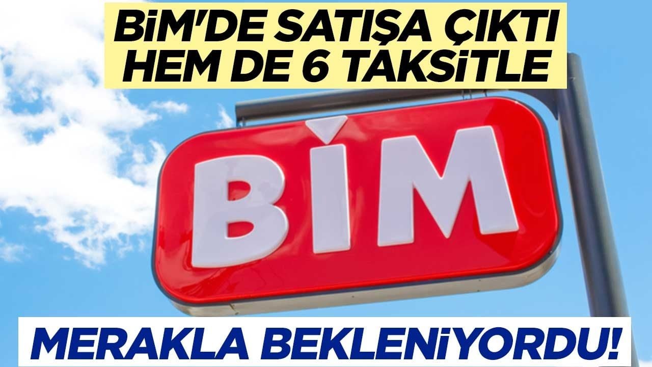 Merakla bekleniyordu! BİM'de satışa çıktı hem de 6 taksitle