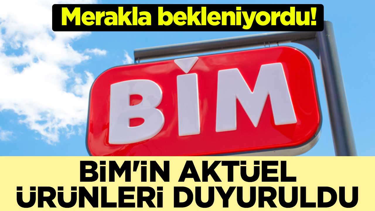 Merakla bekleniyordu! BİM'in aktüel ürünleri duyuruldu