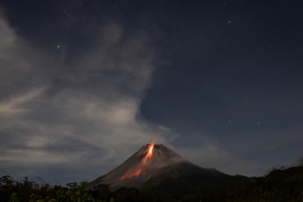 Foto - Merapi'den film gibi görüntüler