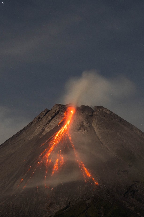 Foto - Merapi'den film gibi görüntüler