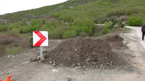 Foto - Merkeze ulaşım 13 kilometre kısalmıştı! O yol bakın neden sular altında kaldı