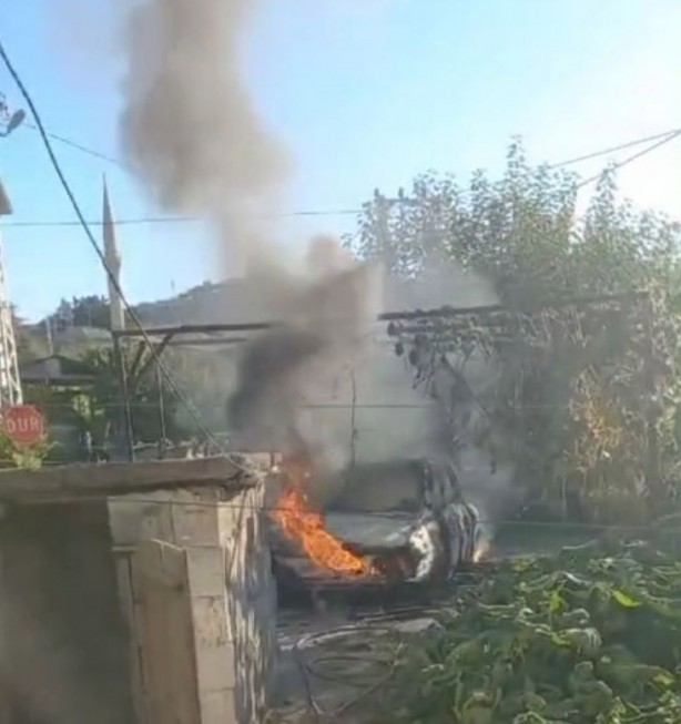 Mersin’de bir şahıs evini ve aracını yaktı