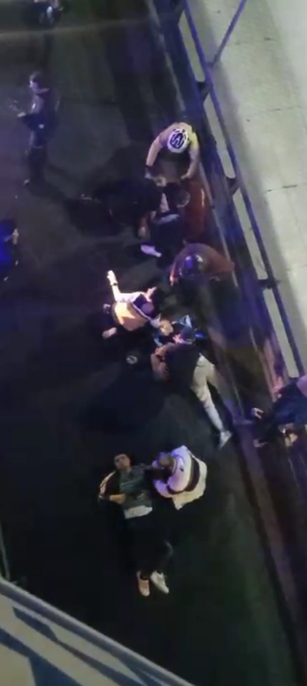 Merter D-100'de, makas atan cip bariyerlere çarpıp alev aldı