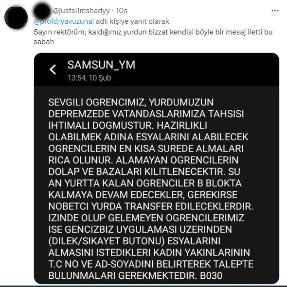 Foto - Mesajı kimin gönderdiği araştırılıyor... Öğrencileri tedirgin eden namussuzluk!