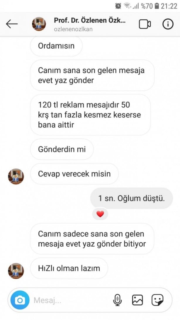 Foto - Mesajları gören rektör şoke oldu! Hemen paylaştı