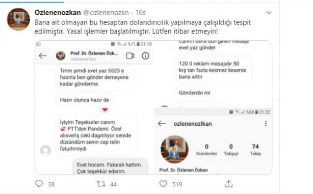 Foto - Mesajları gören rektör şoke oldu! Hemen paylaştı