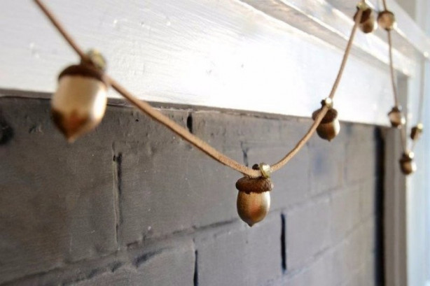 Foto - Meşe palamutlarından elde edilen muhteşem süslemeler