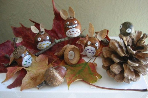 Foto - Meşe palamutlarından elde edilen muhteşem süslemeler