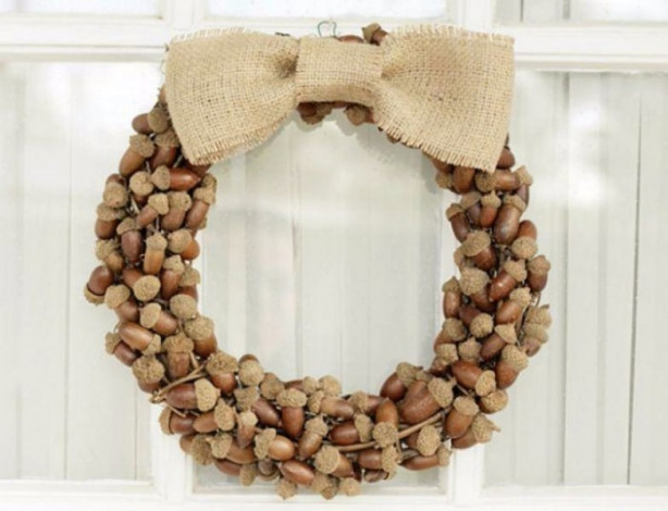 Foto - Meşe palamutlarından elde edilen muhteşem süslemeler