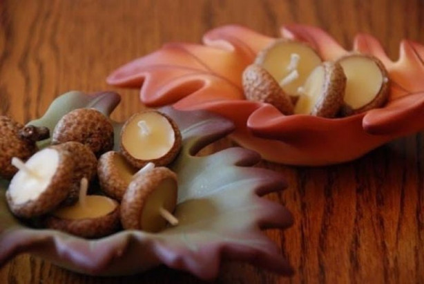 Foto - Meşe palamutlarından elde edilen muhteşem süslemeler