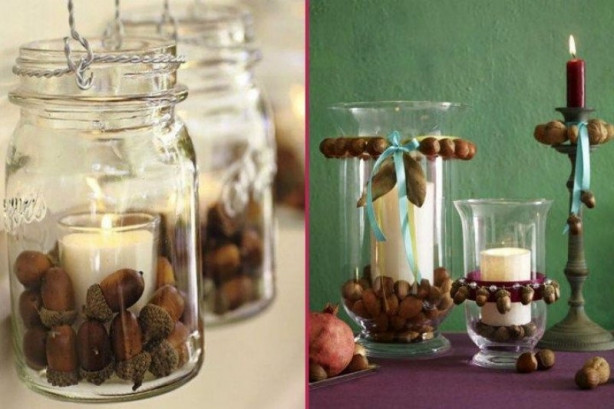 Foto - Meşe palamutlarından elde edilen muhteşem süslemeler