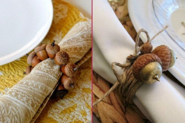 Foto - Meşe palamutlarından elde edilen muhteşem süslemeler