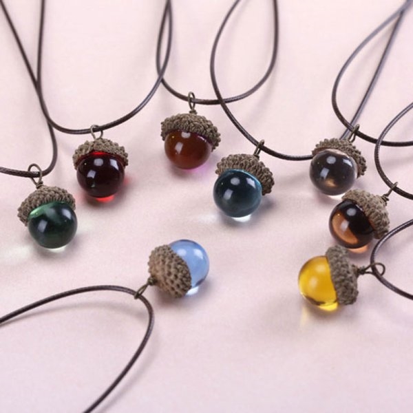 Foto - Meşe palamutlarından elde edilen muhteşem süslemeler