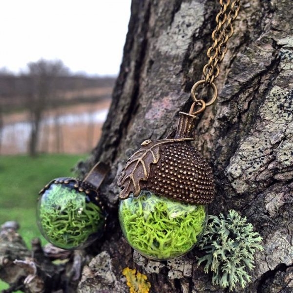 Foto - Meşe palamutlarından elde edilen muhteşem süslemeler